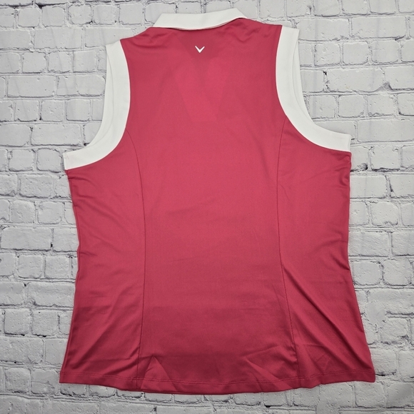 Women's OPTI-DRI ECO Sleeveless Pink Pickleball Golf Top SiZE:XL (NWT) - Picture 10 of 10